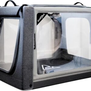 PureVent Pet Oxygen Chamber - Safe Veterinary-Grade Oxygen Therapy Cage for Dogs, Cats, Birds and Animals - Built-in Ventilation for Pets up to 30lbs